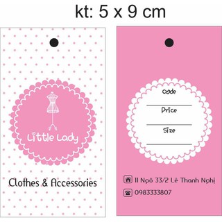 In tag giấy số lượng 2000 chiếc