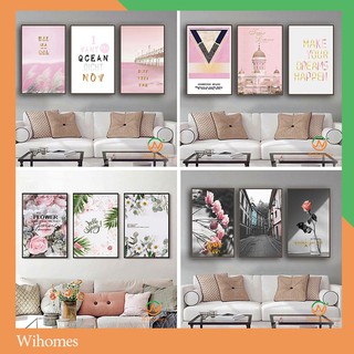 Tranh treo tường canvas hoa hồng xinh - mang hạnh phúc cho gia đình - tranh treo tường giá rẻ Wihomes