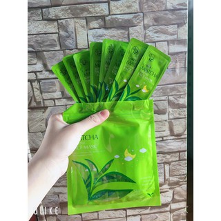 Set 15 gói Mặt nạ Matcha Laikou