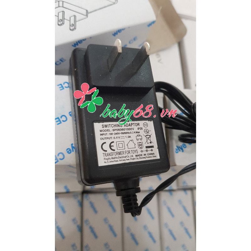 Cục sạc cho bình acquy 6v-12v xe ôtô điện trẻ em