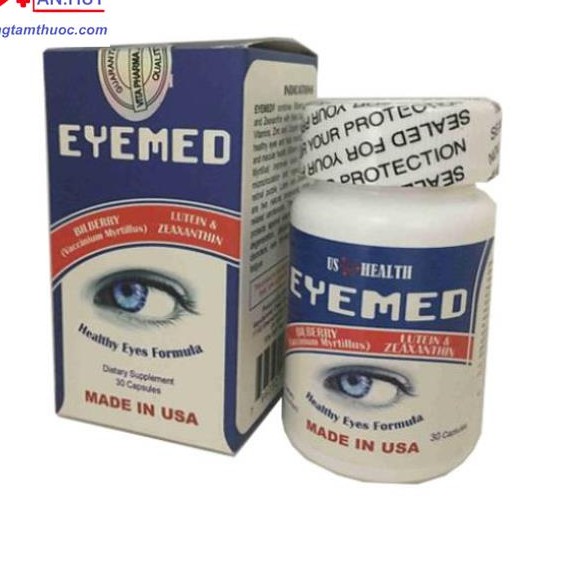Viên uống bổ mắt Eyemed lọ 30 viên giúp bảo vệ mắt tăng cường thị lực cho mắt