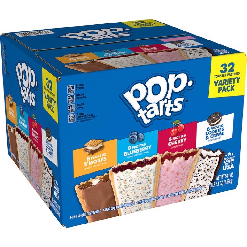 Bánh Pop.Tarts nhân siro hoa quả các vị - Mỹ