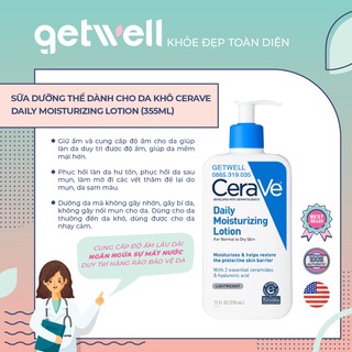 KEM DƯỠNG ẨM HẰNG NGÀY CERAVE DAILY MOISTURIZING LOTION 355ML | 473ML