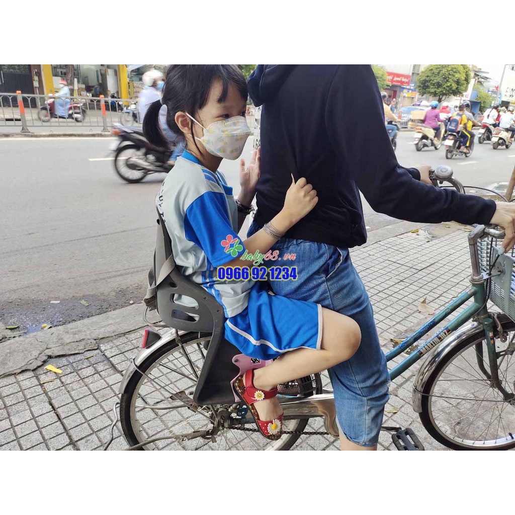 Ghế ngồi xe đạp cho bé - Ghế ngồi xe đạp điện cỡ lớn cao cấp, loại dày dặn