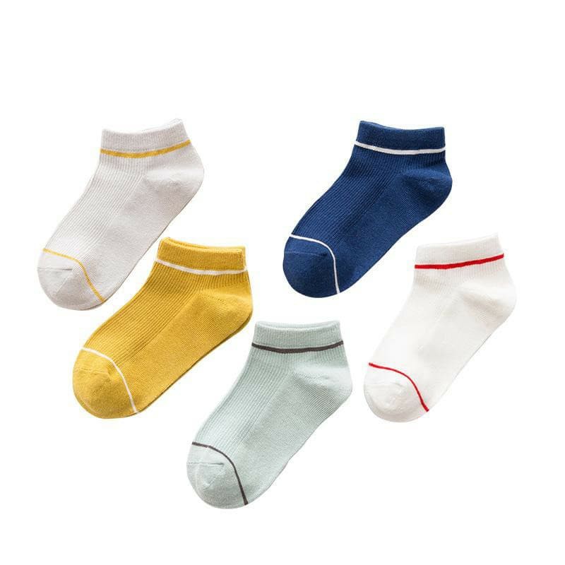 TẤT KẺ VIỀN TRẺ EM BABY SOCK SET 10 đôi cho bé 0 - 6 tháng