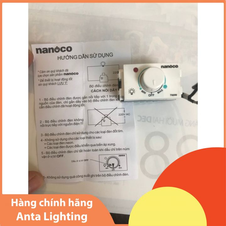 [HÀNG CHÍNH HÃNG] Hạt Chiết Áp Đèn Quạt NANOCO PANASONIC NDF603F/NDF903F