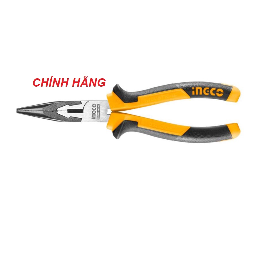 ĐỒ NGHỀ INGCO Kềm mũi nhọn mỏ dài 6''/160mm  HLNP28168 (Cam kết Chính Hãng 100%)