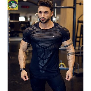 Áo Tập GYM Ôm Body Nam Chất Đẹp A-006