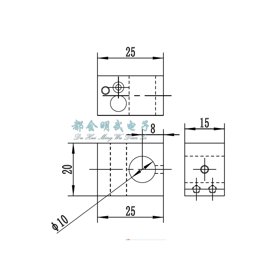 Khối Nhôm Làm Nóng Cho Máy In 3d