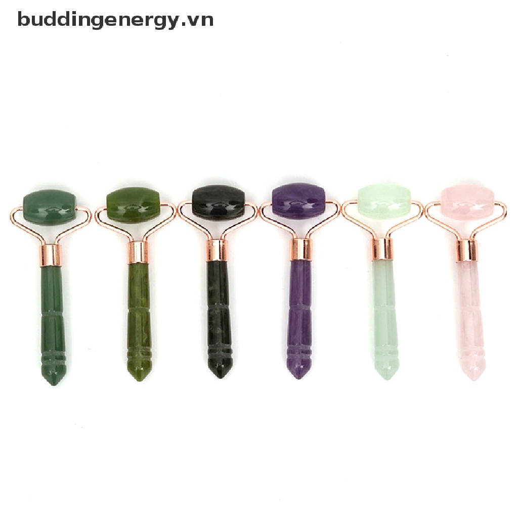 Cây lăn mát xa mặt một đầu đá ngọc bích chăm sóc da