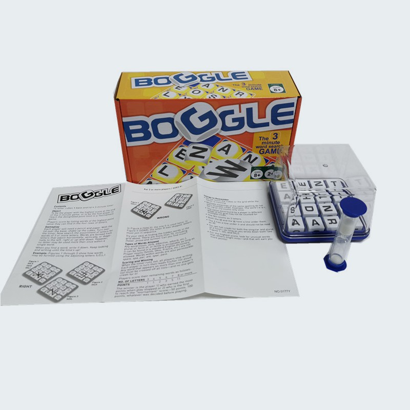 Set trò chơi xếp chữ Boggle 3 phút thú vị