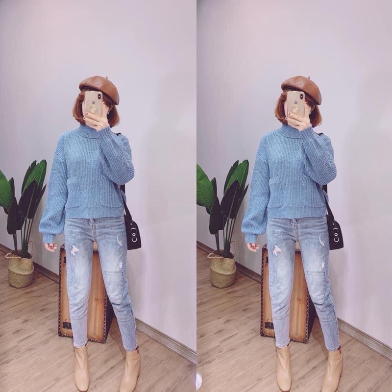 Áo len hàn lựa live