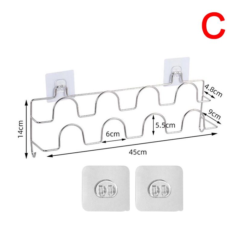 Giá treo giày dép gắn tường tiện dụng cho nhà tắm