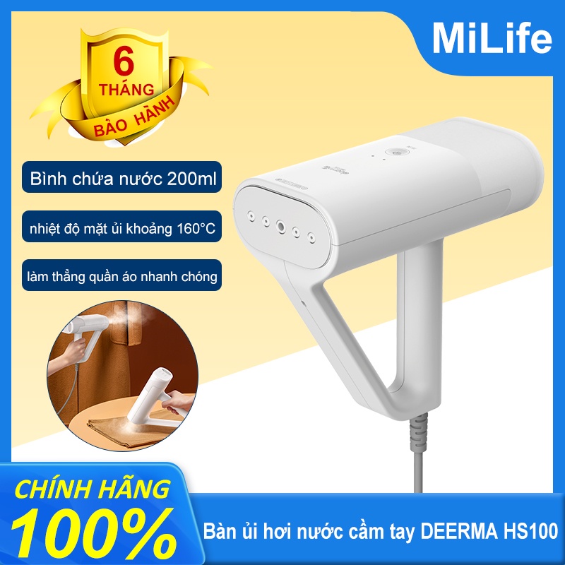 [Mã ELHAMS5 giảm 6% đơn 300K] Bàn ủi hơi nước cầm tay Xiaomi Deerma HS100