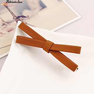 Kẹp tóc nơ vải cổ điển xinh xắn cho nữ