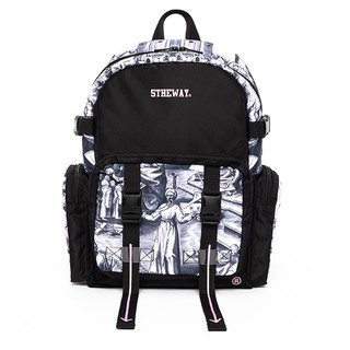 5THEWAY® /painting/ ROCKET BACKPACK™ in BLACK aka Balo Đen