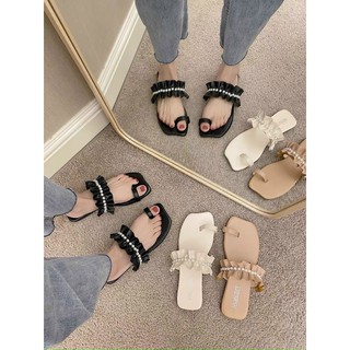 Dép nữ bèo bi quai ngang sỏ ngón