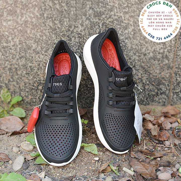 Giày dép crocs - giày nhựa crocs literide pacer cho cả nam và nữ, chống thấm nước, chống trơn trượt, chống hôi chân, xịn