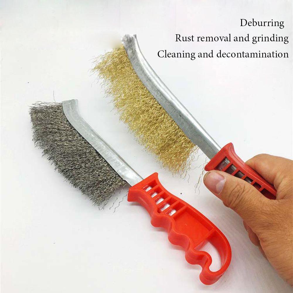 YOLA Bàn Chải Sợi Đồng Thau Thép Không Gỉ Làm Sạch Vết Bẩn