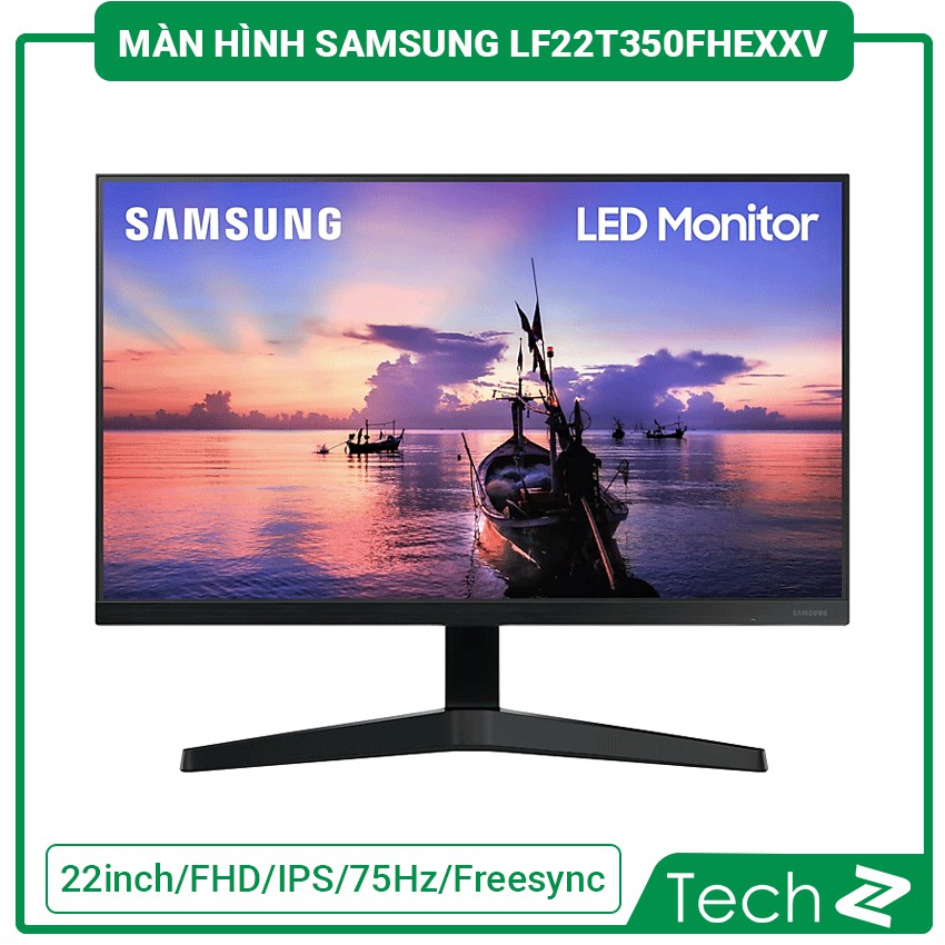 Màn hình Samsung LF22T350FHEXXV ((22inch/FHD/IPS/75Hz/5ms/250nits/HDMI+DSub/Freesync)