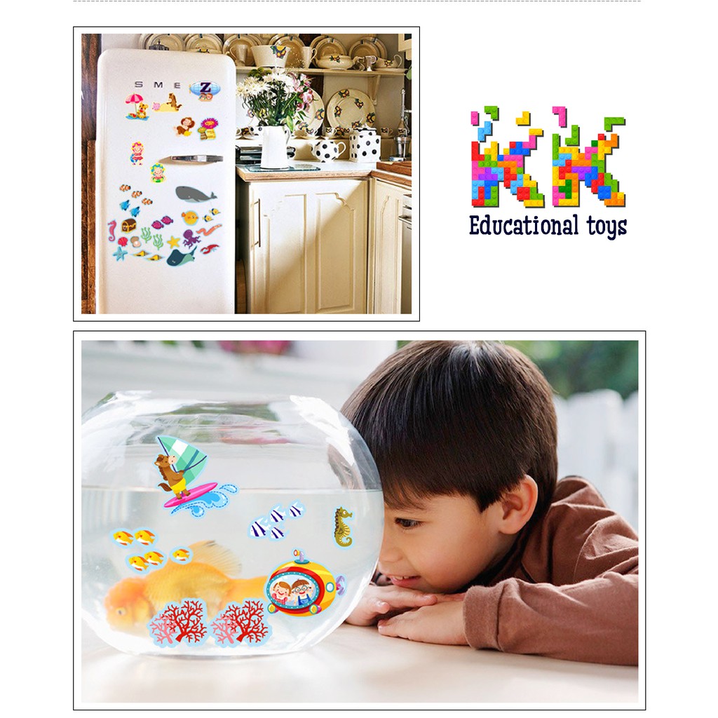 Đồ chơi trí tuệ: Nhãn dán nhiều lần - Reusable sticker - Joan Miro - Kkstore
