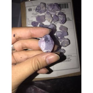 Đá Vụn mầm cụm Tím Thô  Không Lỗ Thanh Tẩy