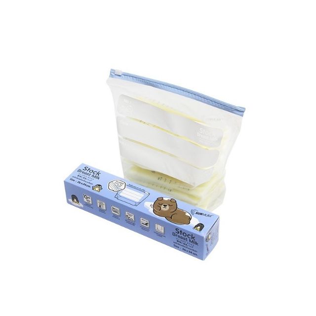 Túi zip bảo quản Sunmum Thái Lan mẫu mới (hộp 12 túi)