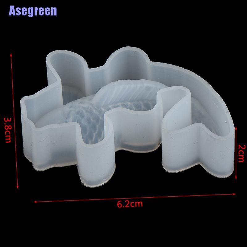 Khuôn Làm Bánh Chất Liệu Silicone Tự Làm Hình Cá Koi May Mắn 3d
