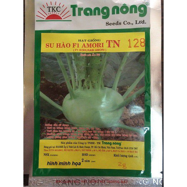 2G - Hạt Giống Su Hào Nhật Bản, Su Hào Tím