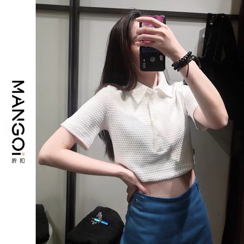 áo polo croptop chất đẹp lạ | BigBuy360 - bigbuy360.vn