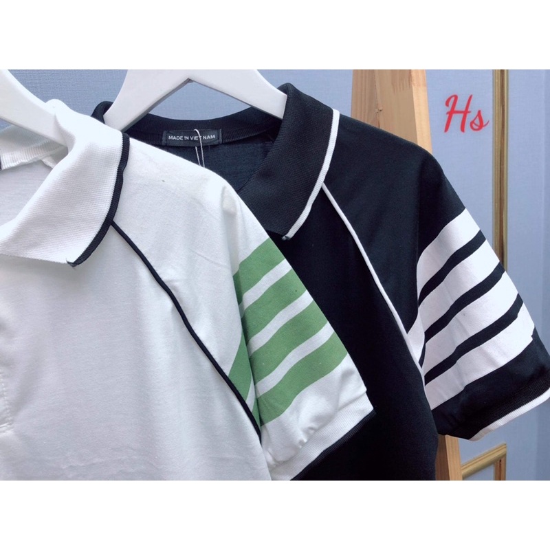 Áo Polo jaclang viền tay HS6