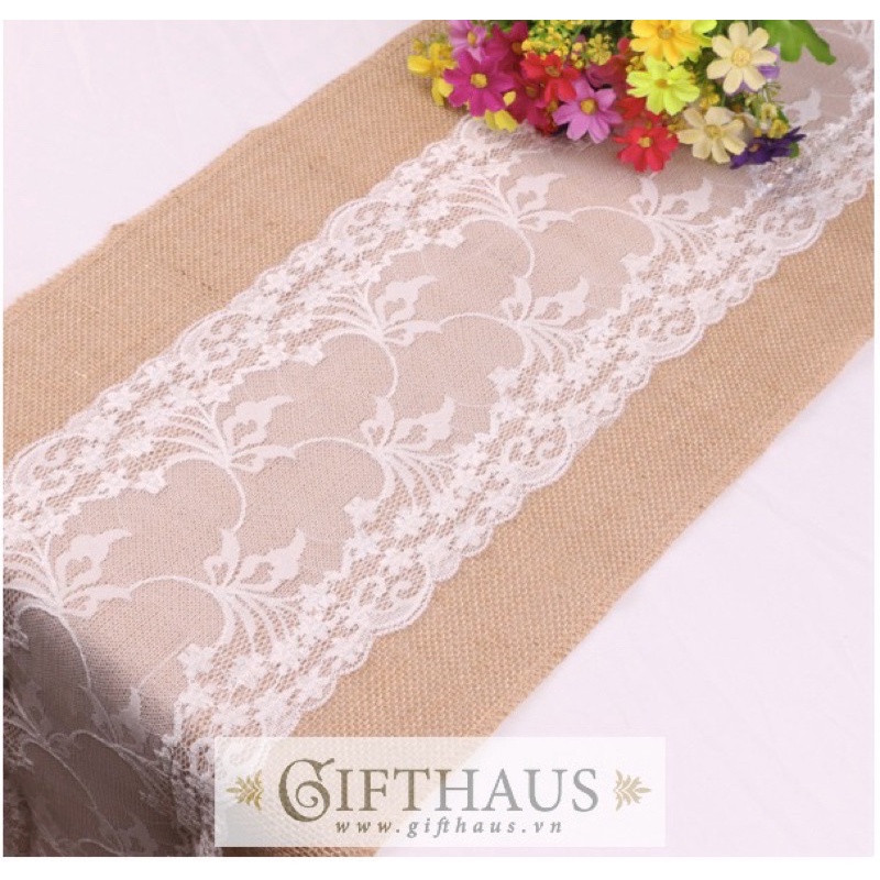 Vải bố trải bàn giữa (table runner)