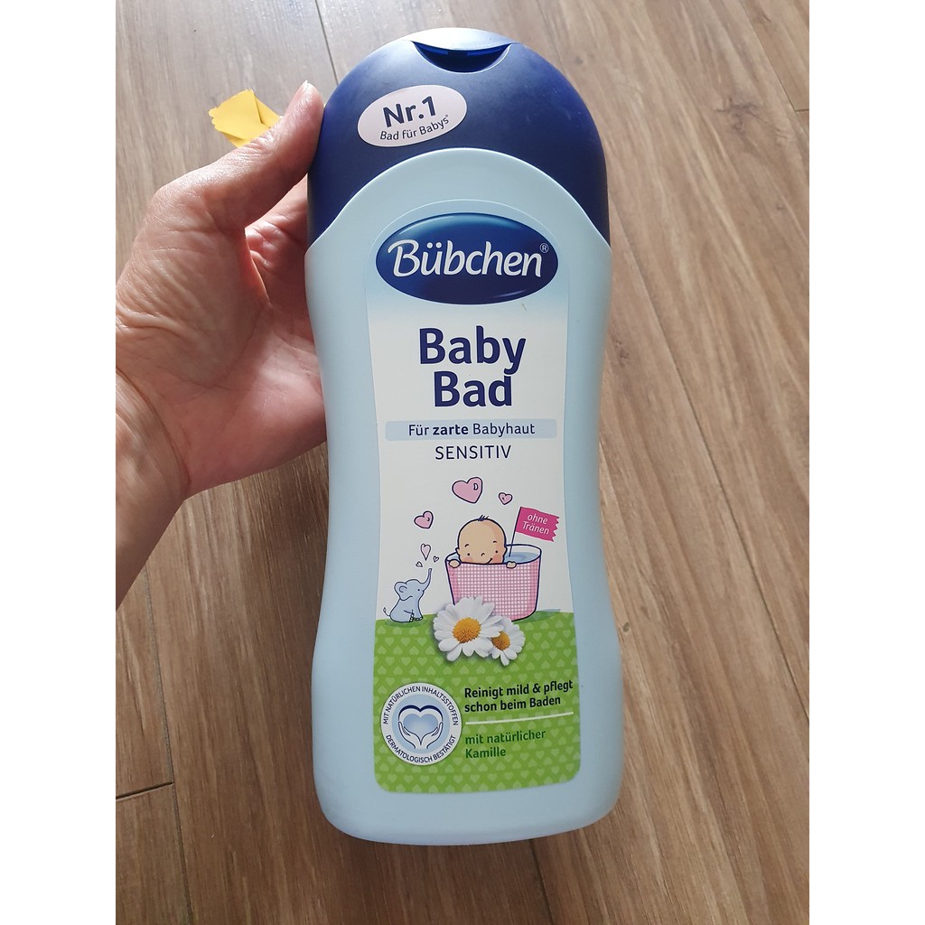 SỮA TẮM GỘI TRẺ EM BUBCHEN BABY BAD SENSITIV 1000ML