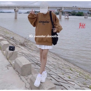 Áo nỉ bo SINGULA nỉ cotton HT12