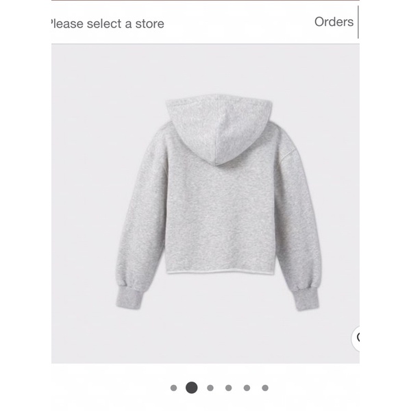 Hoodie nỉ croptop
