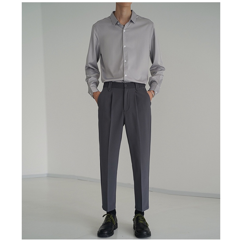 △☞❏...Quần Tây Nam UNICI FASHION ôm dáng quần baggy nam không nhăn không xù phong cách lịch lãm Hàn Quốc QD303