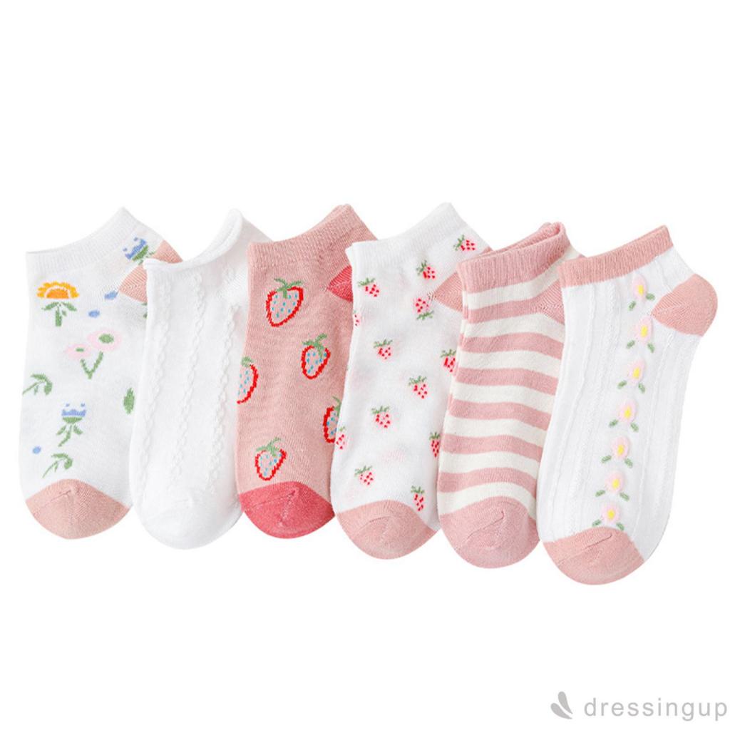 Đôi tất chân giữ ấm in họa tiết hoạt hình thời trang thu đông cho nữ