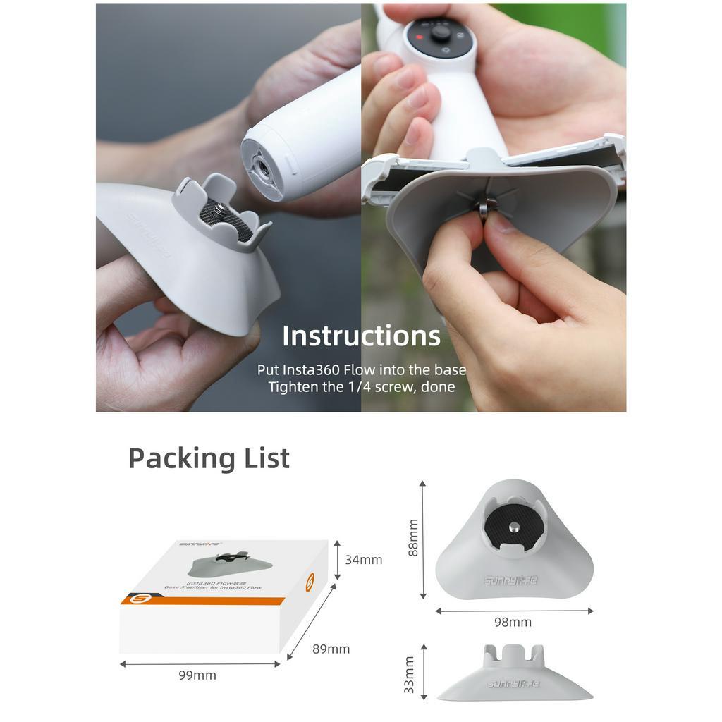 Sunnylife Phụ Kiện Ổn Định Cho Chân Máy Ảnh Insta360 flow