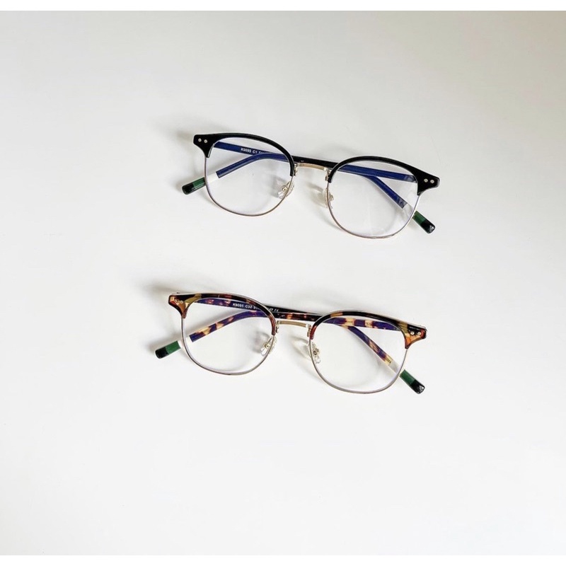 Kính giả cận, Gọng kính cận Club Master mới 9095 chống ánh sáng xanh, UV400 Jolie eyewear