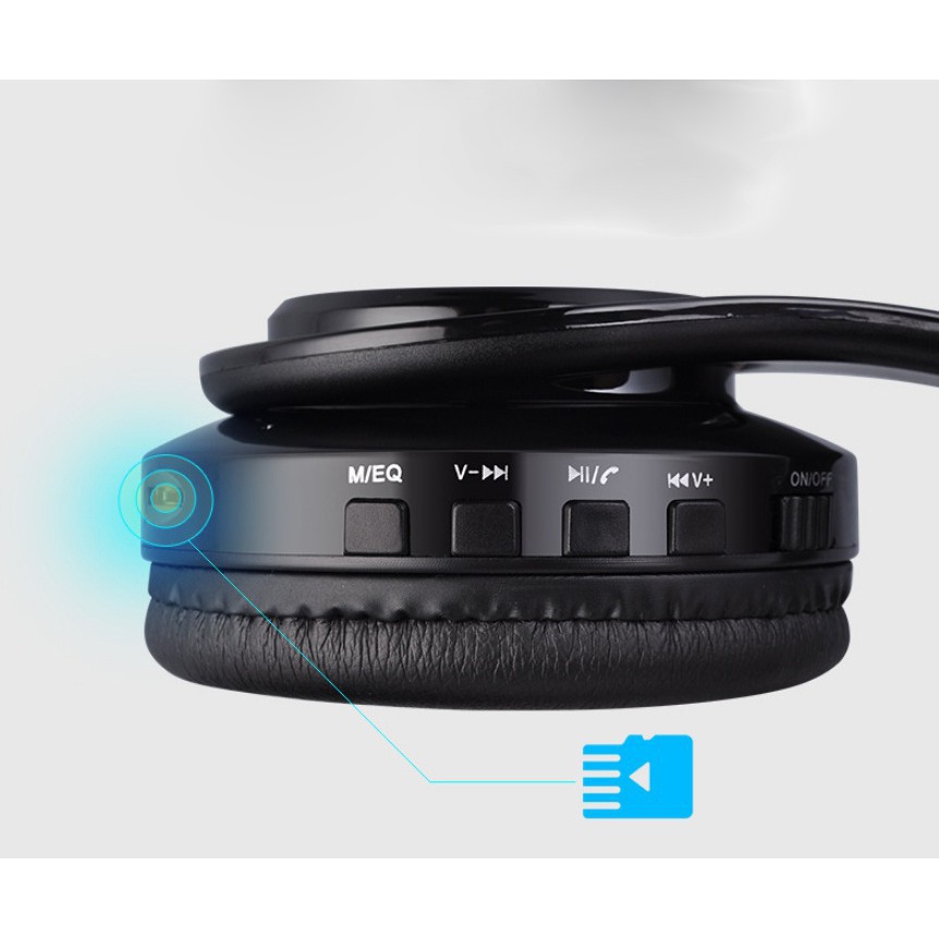 Tai nghe Bluetooth chụp tai hỗ trợ thẻ nhớ [MẪU MỚI ],tai bluetooth âm bass khỏe có thể gập lại B3_Tahaz shop