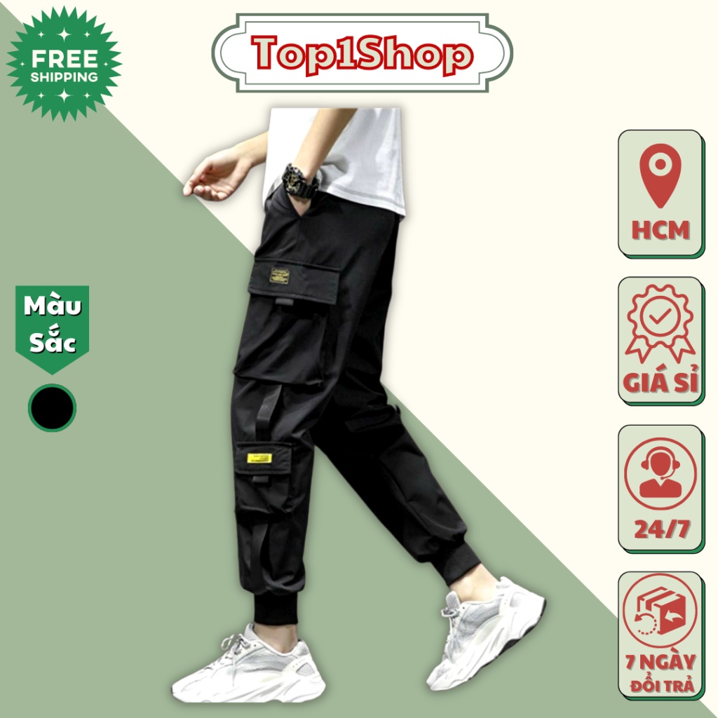 Quần jogger nam nữ Quần thể thao nam vải kaki dài trơn túi hộp bó ống phong cách Hàn Quốc dịp thu đông