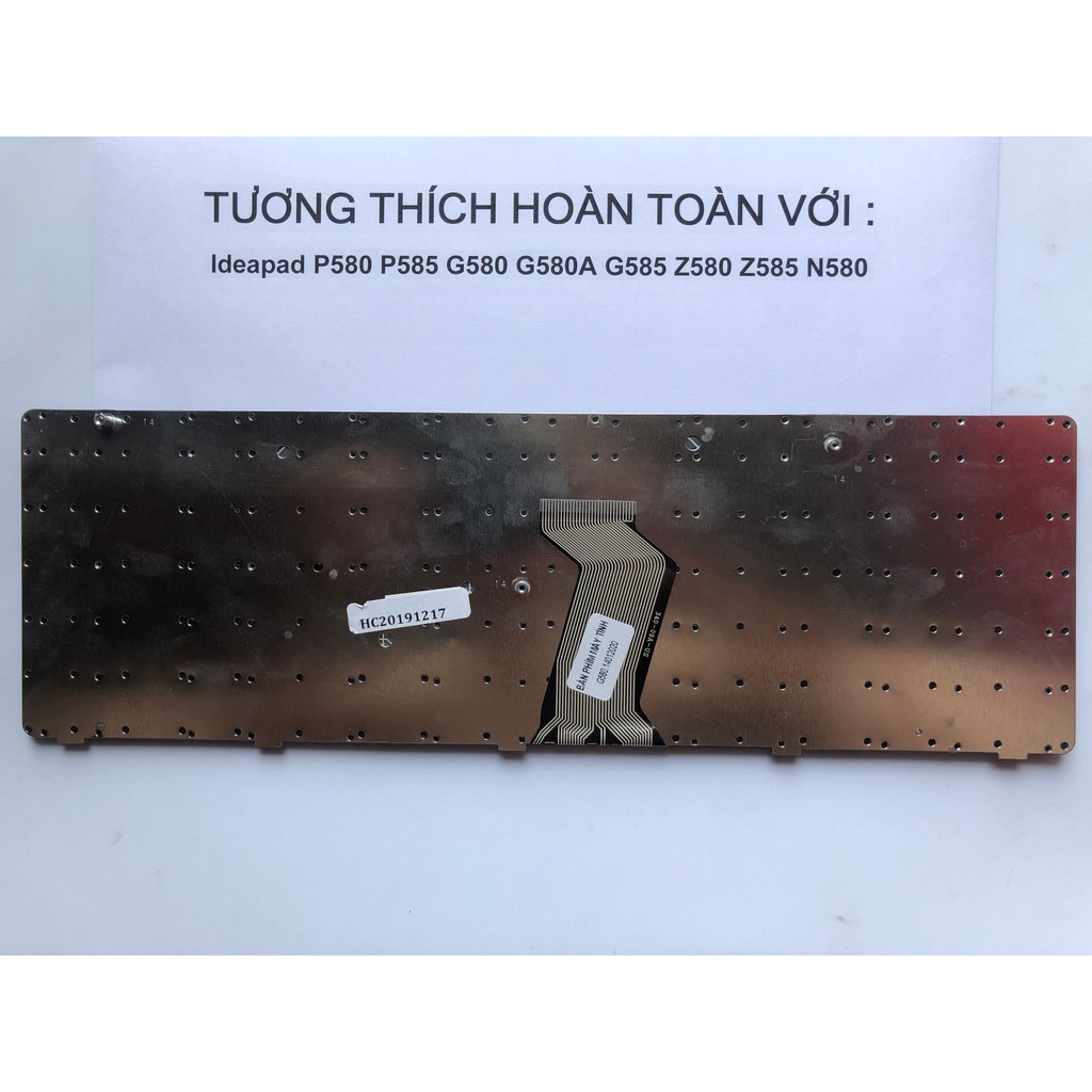 Bàn Phím Laptop Lenovo IdeaPad P580 P585 G580 G580A G585 Z580 Z585 N580 Hàng mới 100%-Bảo hành toàn quốc 12 tháng