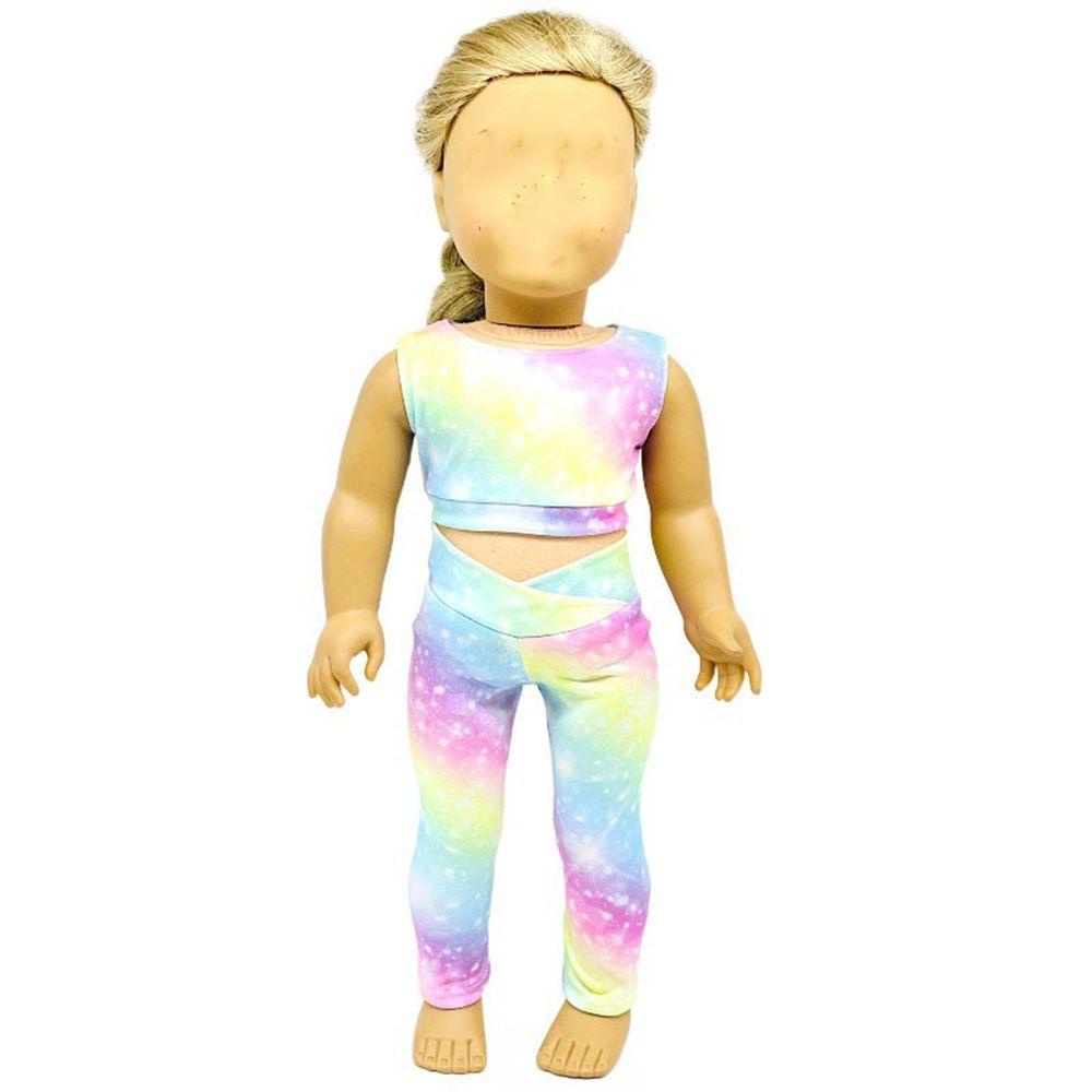 Bộ Đồ Tập Yoga 4 Kiểu 43cm 4 Kiểu Khác Nhau Cho Bé Gái Vivoy1