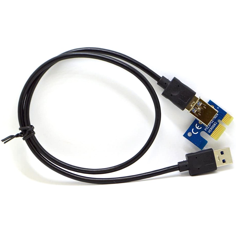 Set 4 Card Chuyển Đổi Pci-E 6-pin 16x Sang 1x 60cm Usb 3.0 & 6-pin Pci-E Sang Sata | BigBuy360 - bigbuy360.vn