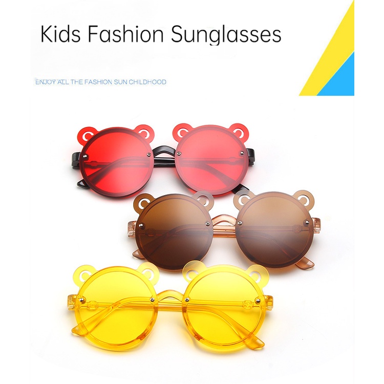 Kính râm hình tai gấu hoạt hình cho trẻ em