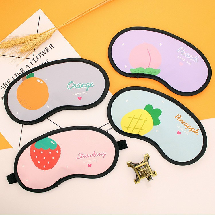 Set 2 miếng bịt mắt ngủ, miếng che mắt khi ngủ cute dễ thương - Không kèm gel