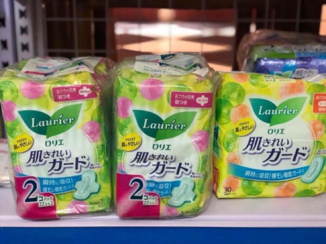 Set 2 Băng vệ sinh Laurier nội địa Nhật