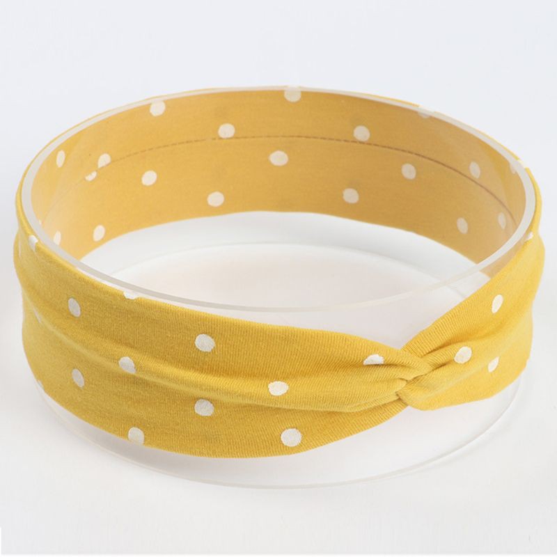 Băng đô cài tóc dạng xoắn chất liệu co giãn dành cho bé gái