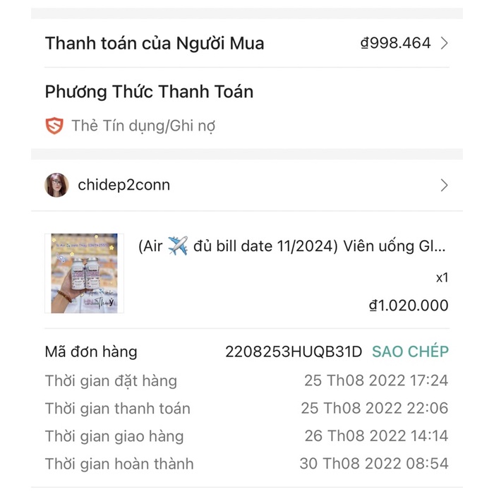 (Air ✈️ đủ bill date 5/2025) Viên uống Glutathion Liposomal Biocyte của Pháp 30 viên