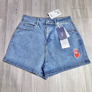 Quần short MLB jean full tag chuẩn hình thật